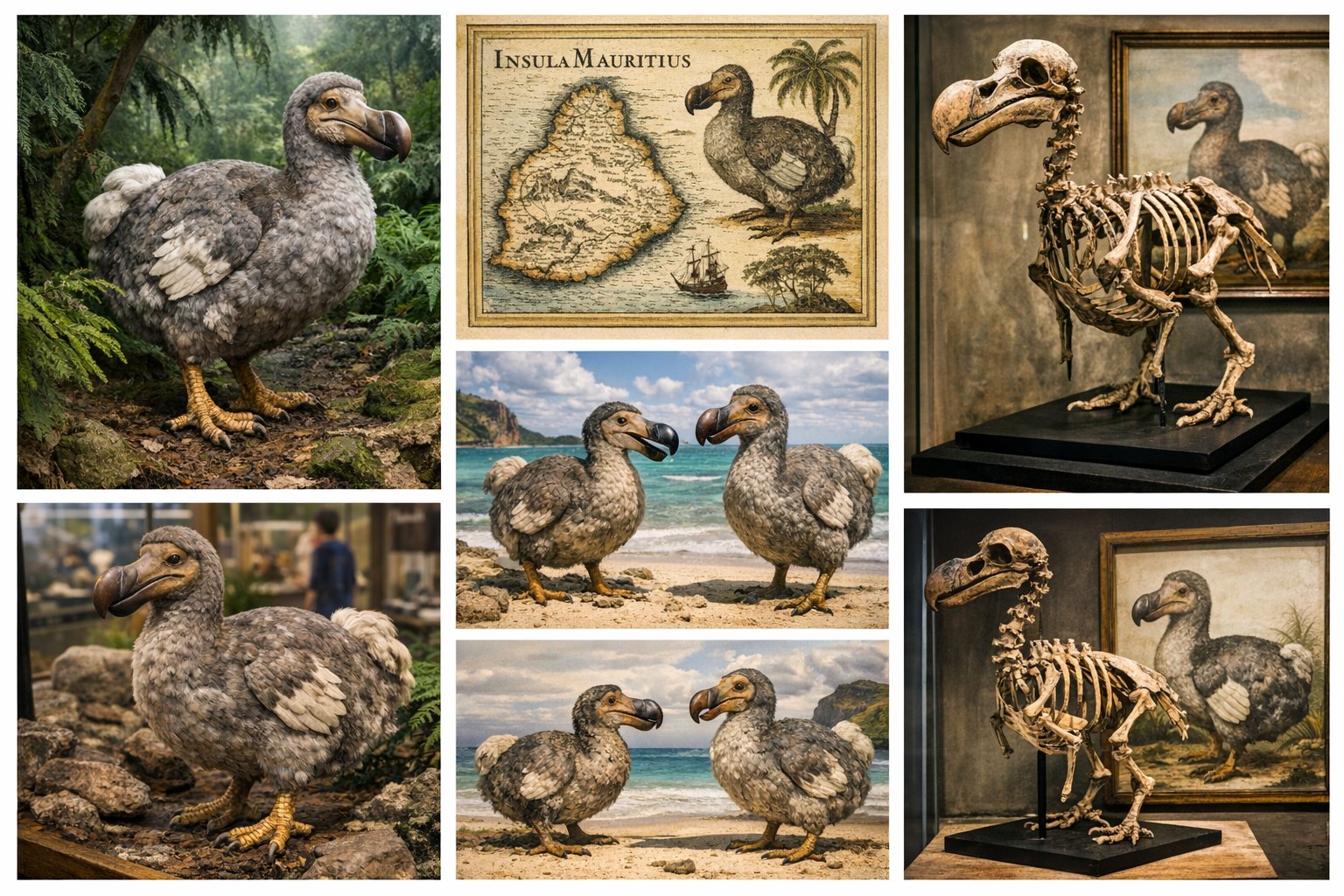 Illustration: Dodo auf Mauritius